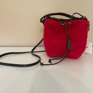 Muun mini red Gibus Sheep purse.